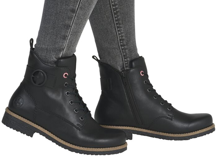 Rieker, klassische Damen-Stiefeletten, mit Rei&szlig;verschluss 